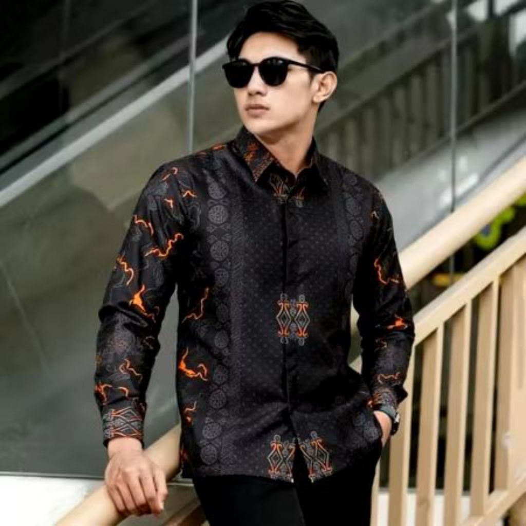 MURSYID BATIK - Kemeja Batik Pria Lengan Panjang Executive Premium Elegan