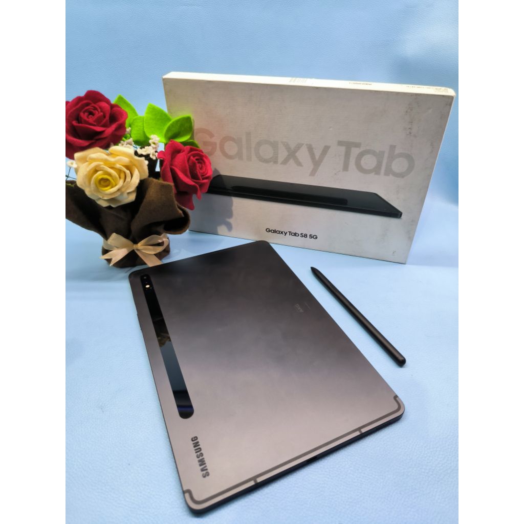 SAMSUNG TAB S8 5G 8/128GB BISA SIMCARD SECOND TERMURAH