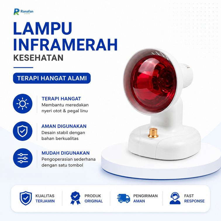 Infrared Baking Lamp Lampu Pemanas Infrared Medis Serbaguna