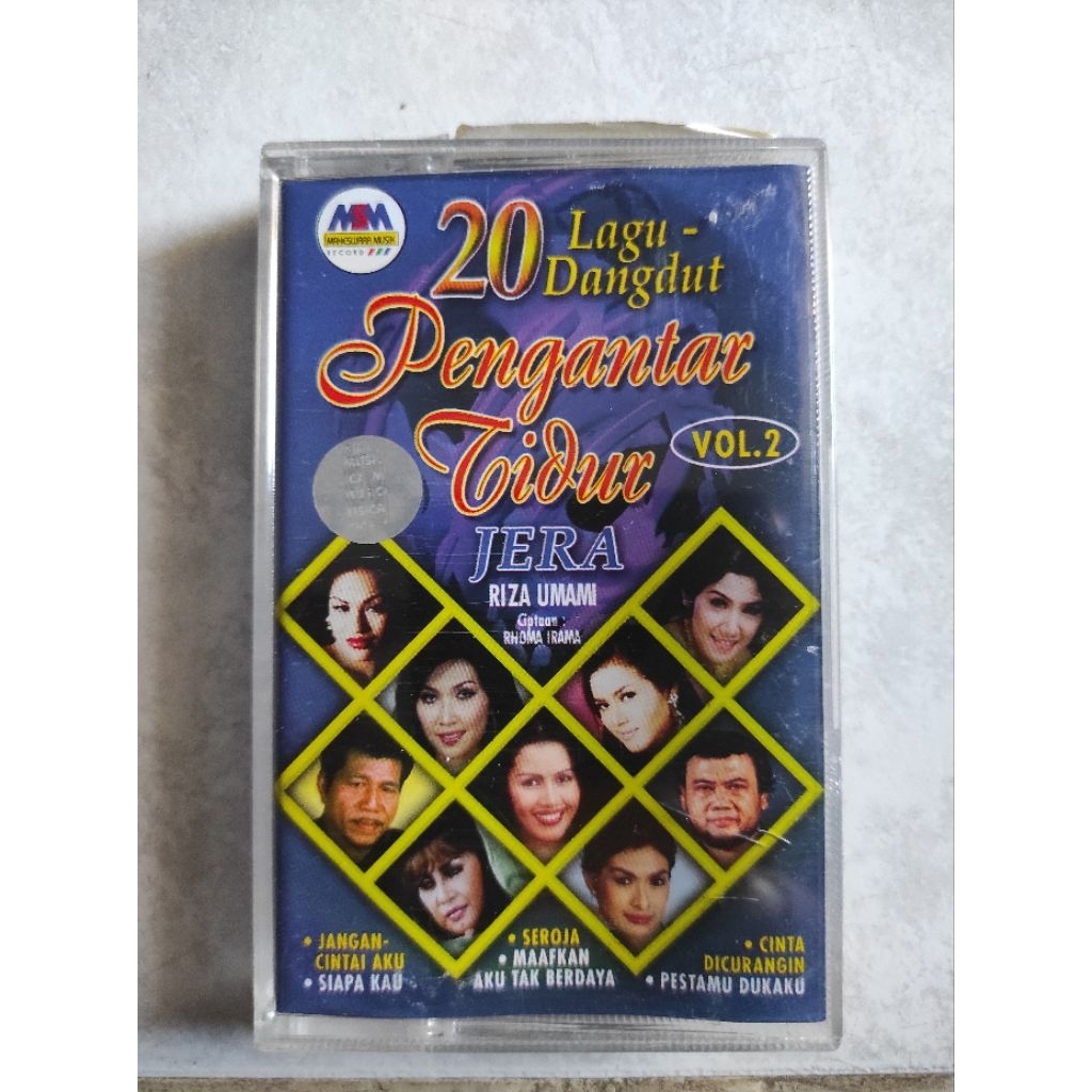 kaset pita 20 lagu dangdut pengantar tidur