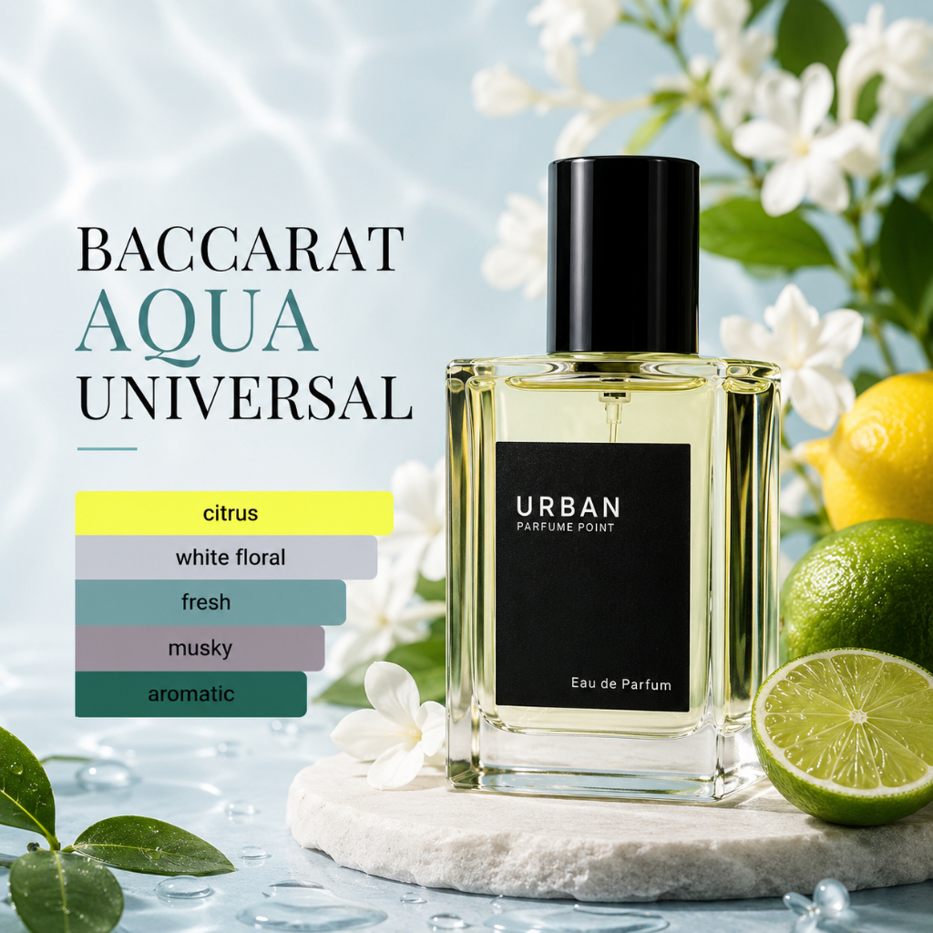 Urban Perfume Point - Inspired by Baccarat Aqua Universal - Parfum Best Seller Unisex