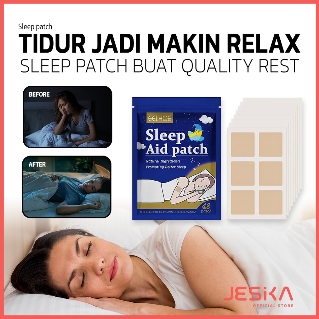 Sleep aid patch eelhoe sticker plaster good night tidur nyenyapria Wanita sleep well original bantu 