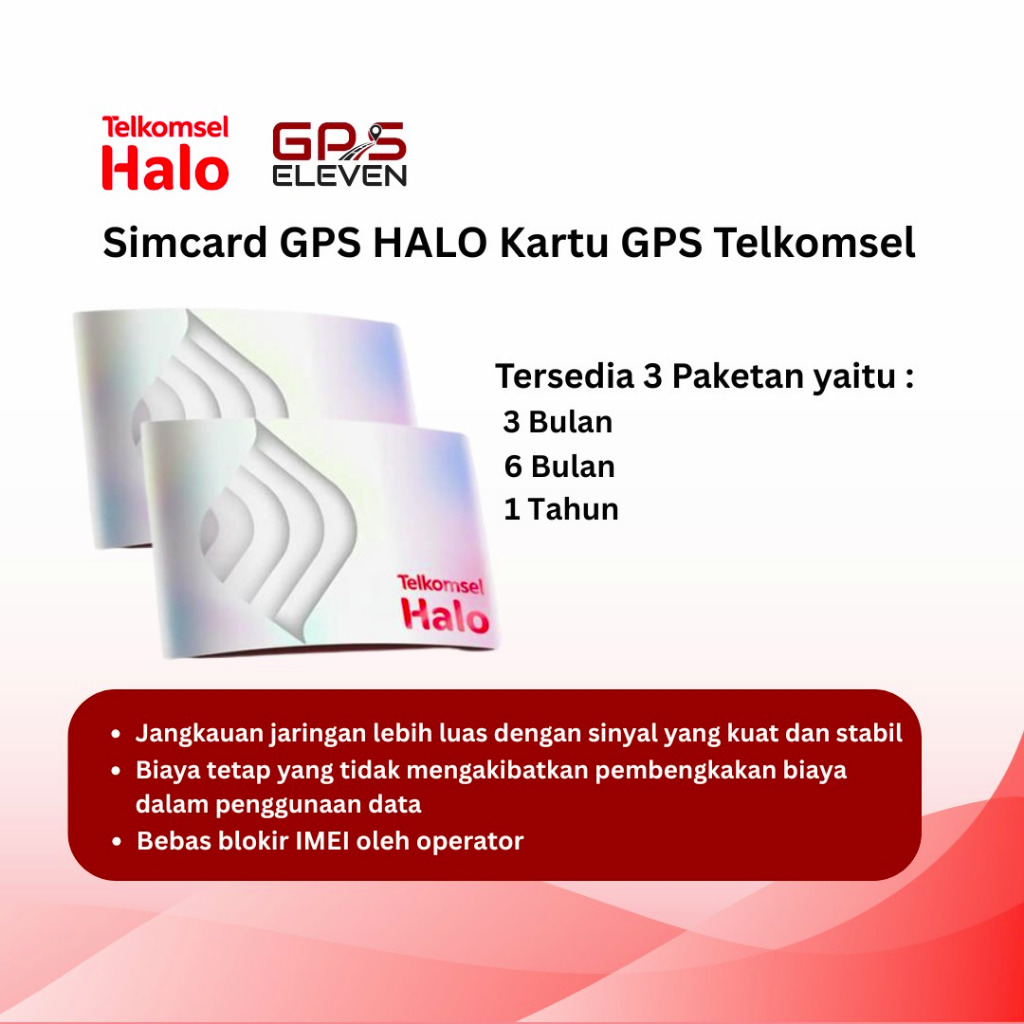 KARTU GPS TELKOMSEL HALO (6 Bulan)