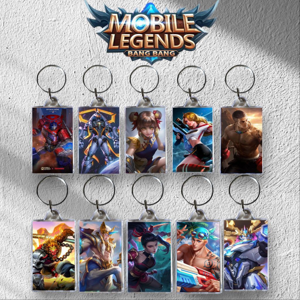 gantungan kunci mobile legends