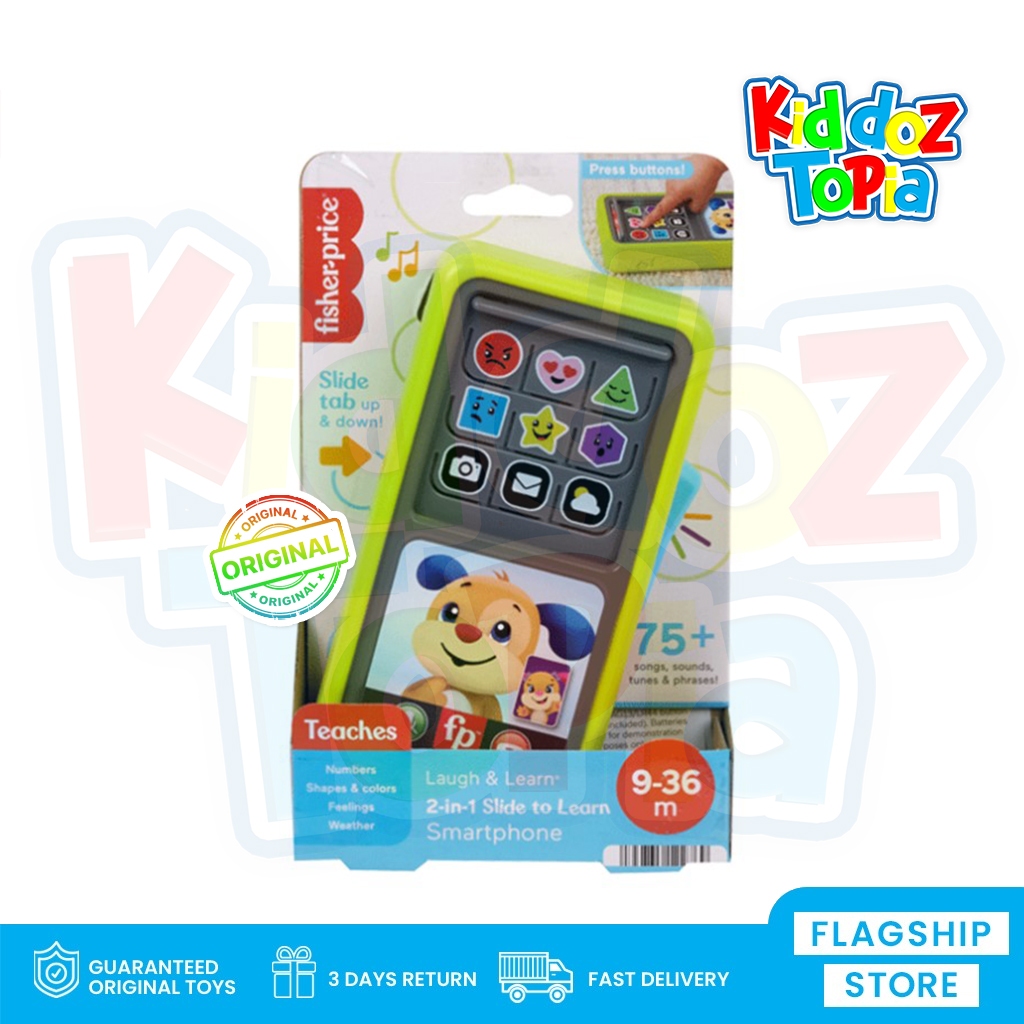 Fisher Price Laugh & Learn 2-in-1 Slide to Learn Smartphone HLY61