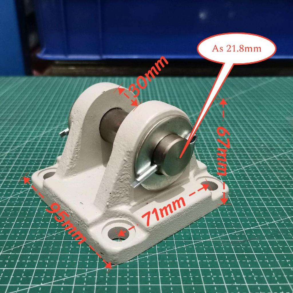 Dudukan Silinder Pneumatik SMC | Pneumatic Cylinder Celvis Mount U-Bracket