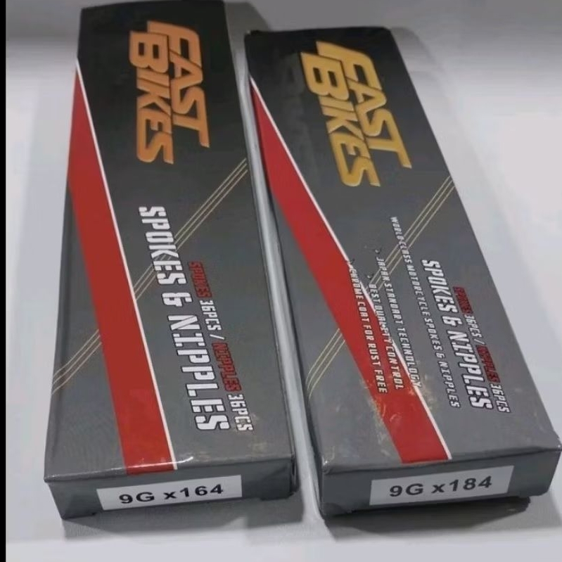 Jari jari Rx-king Ring Velg 18 Crom Fastbikes Sepaket Depan Belakang