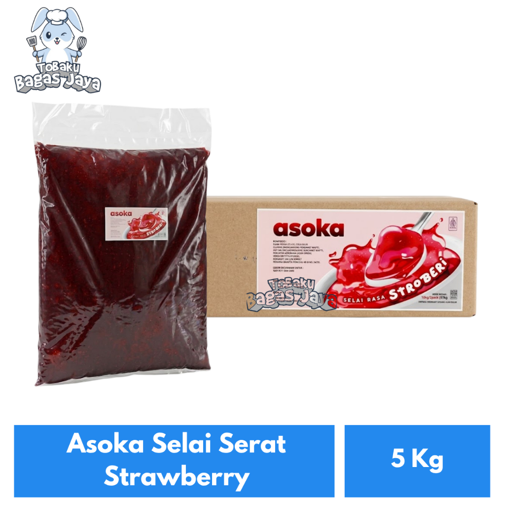 Asoka Selai Serat Strawberry 5 Kg