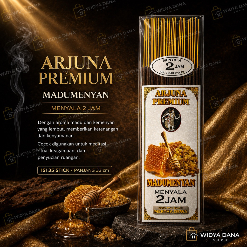 Dupa ARJUNA PREMIUM pepel 100gram | MADU MENYAN