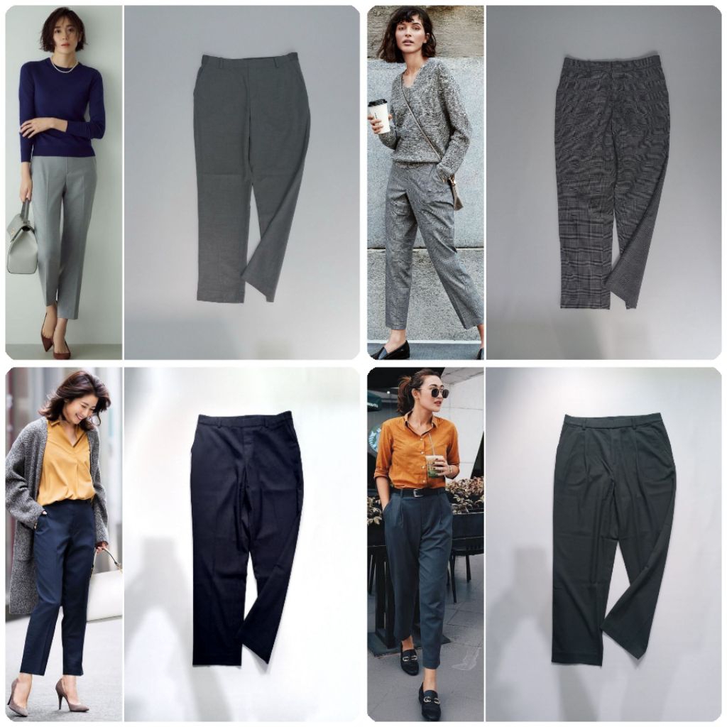 UNIQLO Ezy Ankle Length Pants  (L-XL)