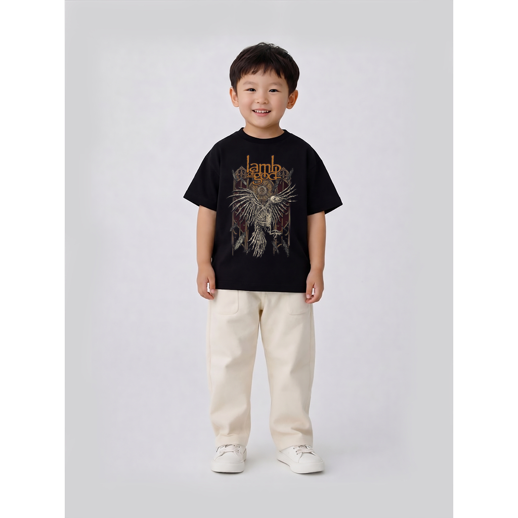 METALKIDS Kaos  Anak Lamb Of God 100%Katun 24s XS-XXL (04)