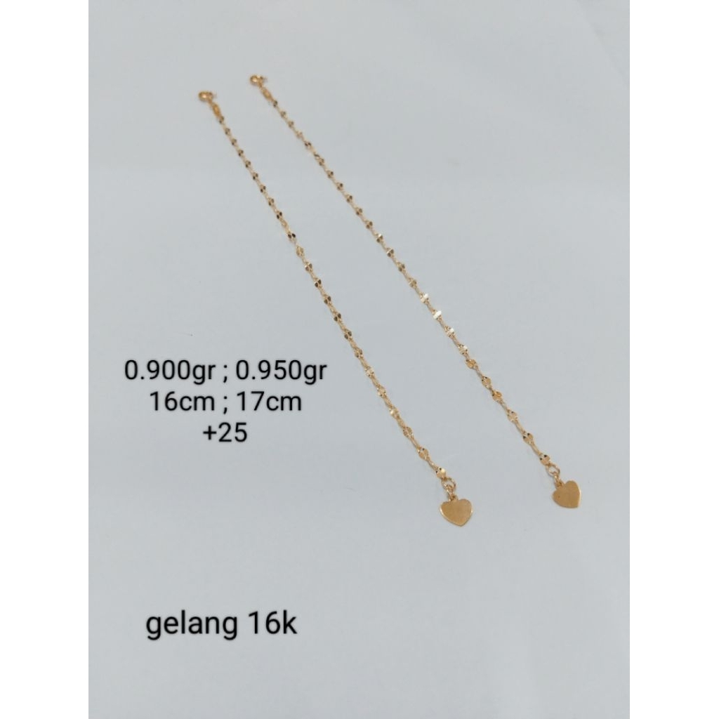 gelang emas 16 karat