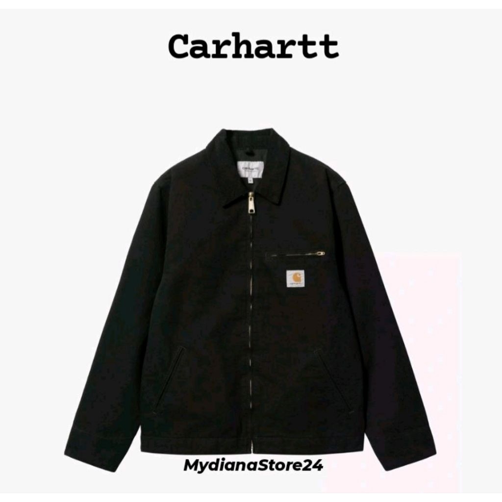 CARHARTT - CARHARTT WIP DETROIT JACKET - BLACK/BLACK