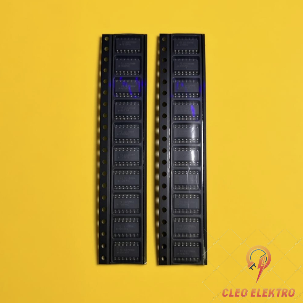 IC ST TL074 SMD TR TRANSISTOR ASLI ORIGINAL TL 074C TL074C KUALITAS BAIK