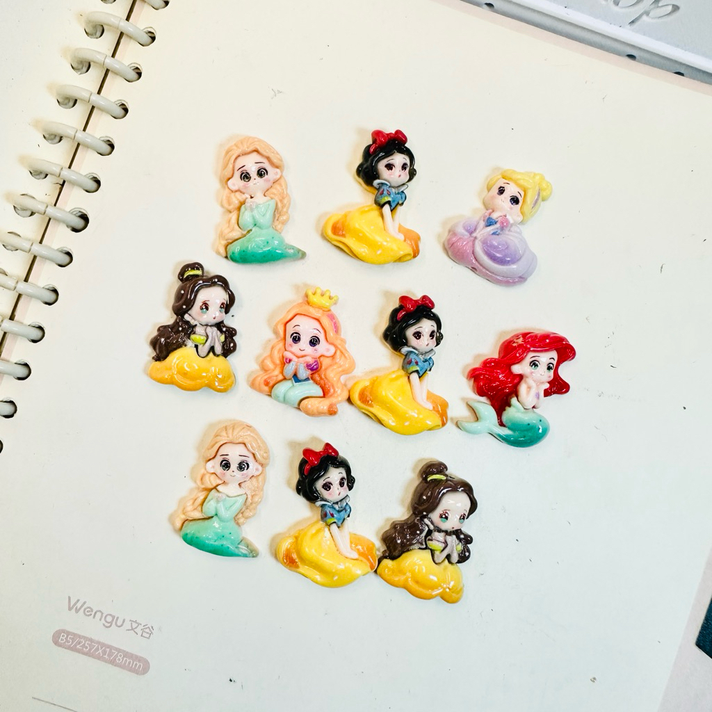 Resin Clay Princess Set (10pc)
