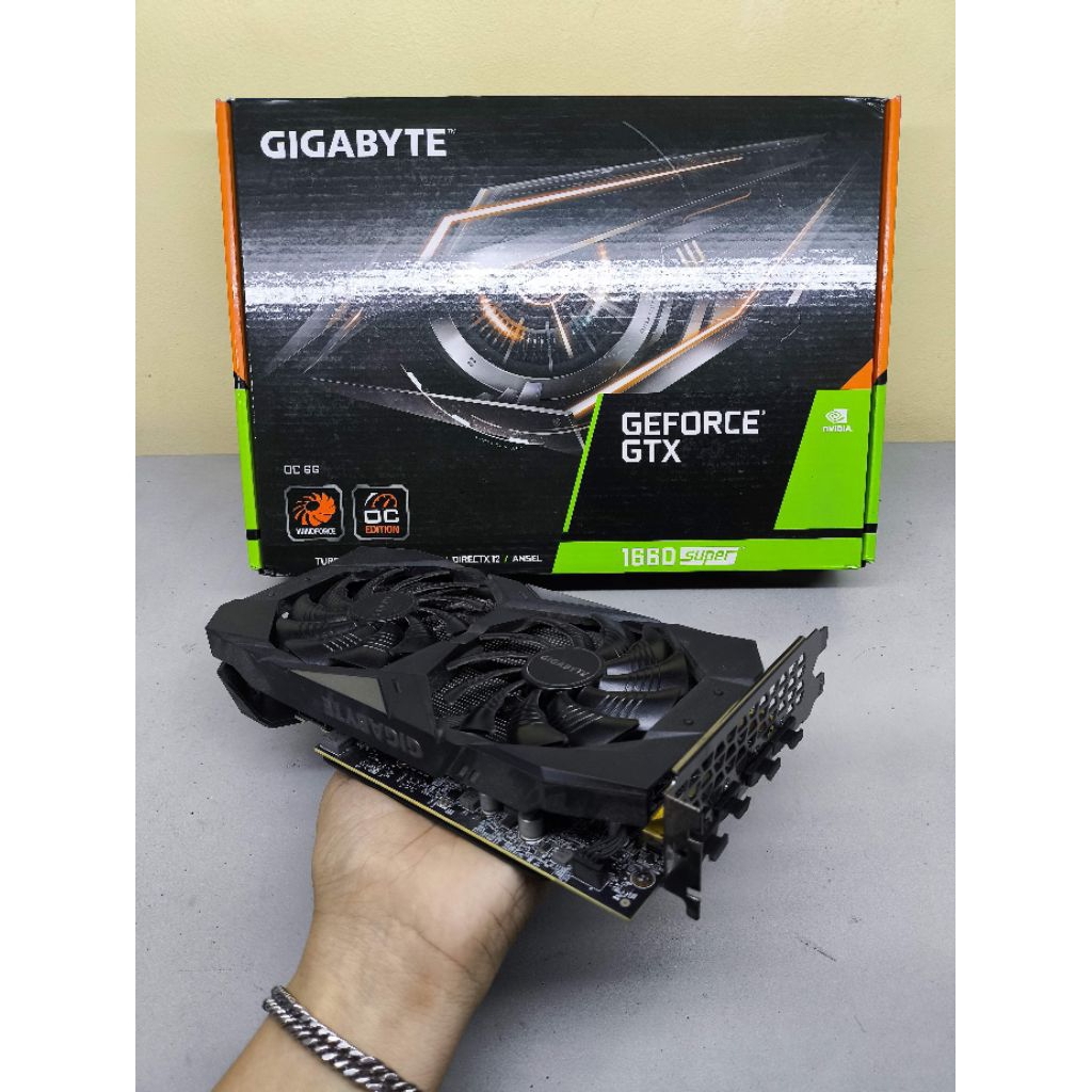 Vga Nvidia Gigabyte GTX 1660 Super 6Gb Bekas