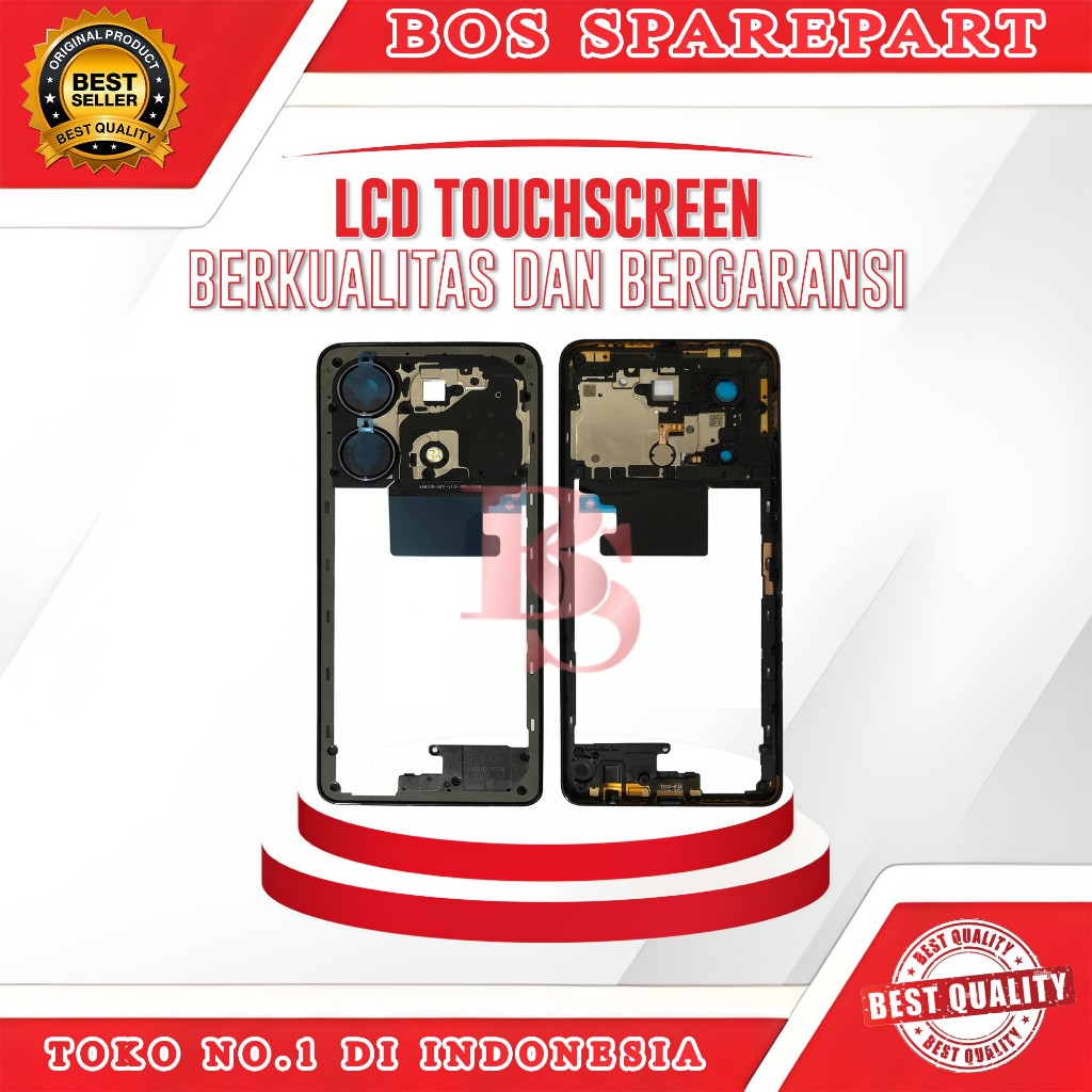BEZEL INFINIX NOTE 30 / X6833B / TUTUP MESIN HP