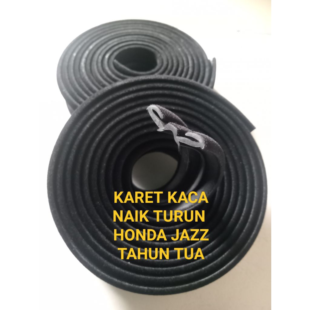 KARET RUN CHANNEL 023 TIPIS CHANNEL KACA PINTU MOBIL HONDA JAZZ LAMA KARET BELUDRU WINDOW CHANNEL GE