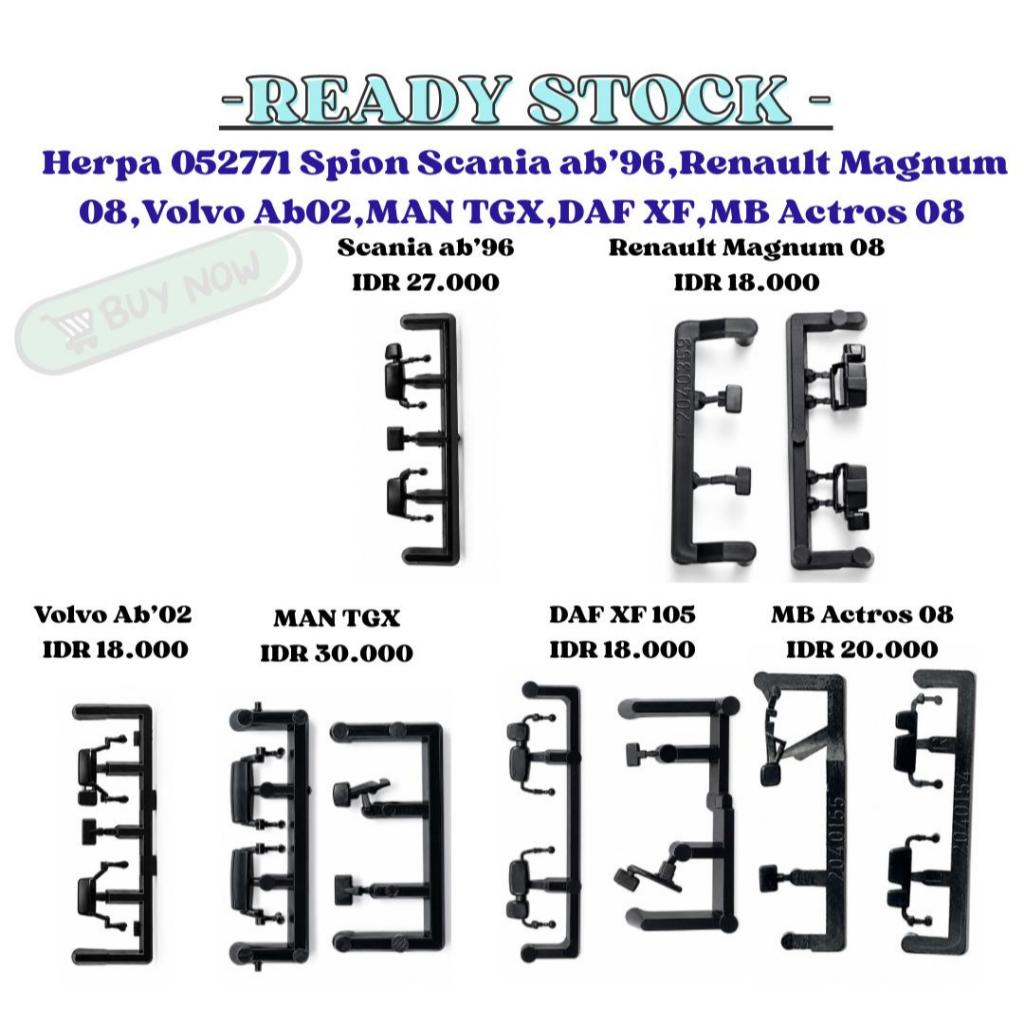 Herpa 052771 Spion Scania ab'96, Renault Magnum 08, Volvo AB02, MAN TGX, DAF XF, MB Actros 08 1:87 H