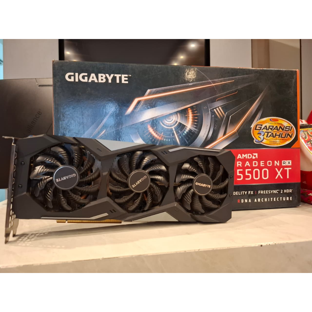 VGA GIGABYTE AMD RX 5500 XT / 5500XT GAMING OC 8GB GDDR6 - Second 2ND