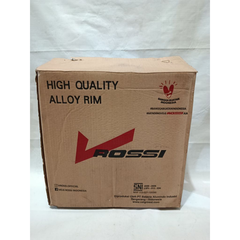 Velg V Rossi Zigen Falcon Supra Fit New / Grand / Supra 125 R DD Warna Hitam