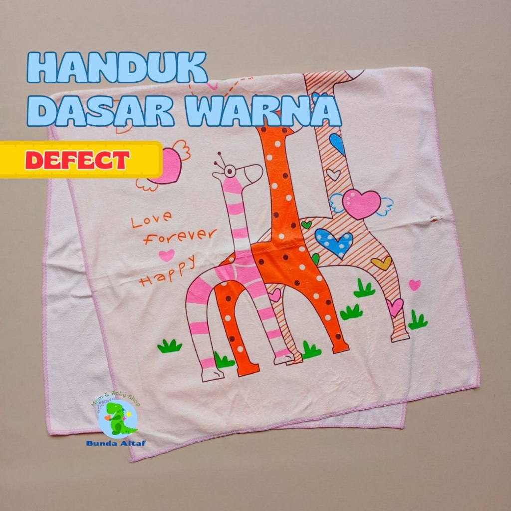 Handuk Dasar Warna Bayi Defect Sale
