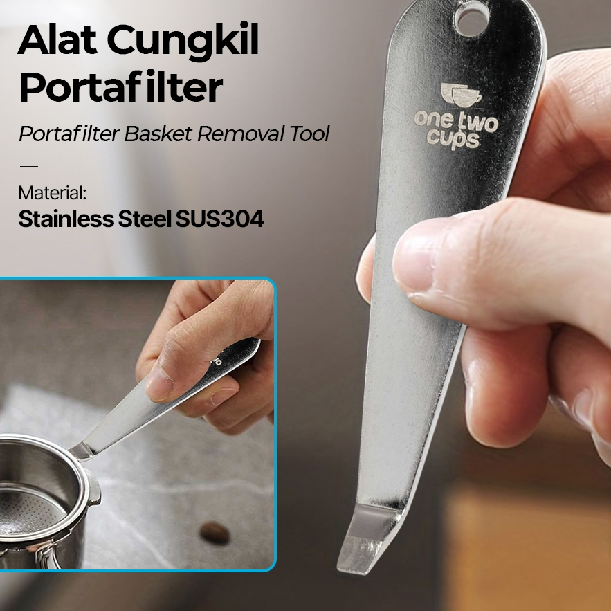 Alat Cungkil Portafilter Basket Prying Removal Stainless