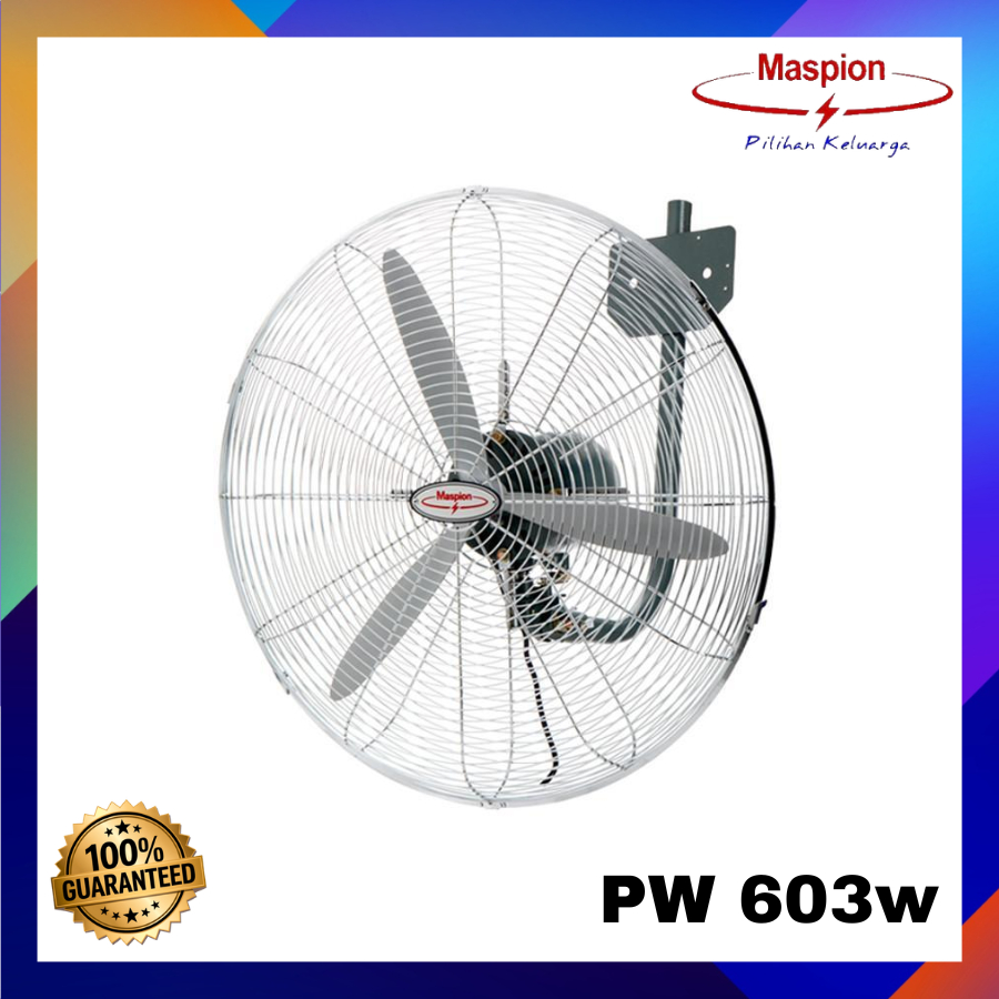 Maspion Kipas Angin Dinding Besi Jumbo 24inch Power Fan PW 603W (Expedisi)