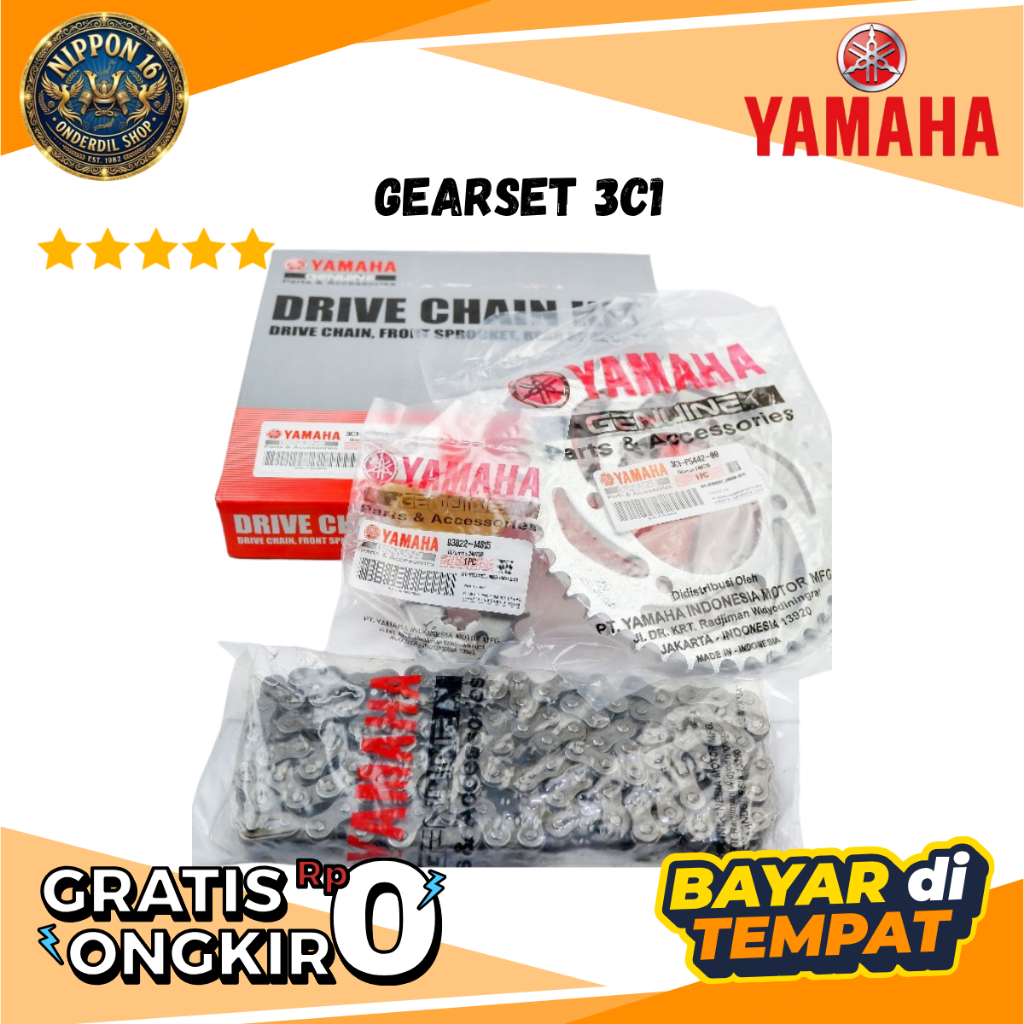 Gear Set motor yamaha vixion old 3C1 Ori