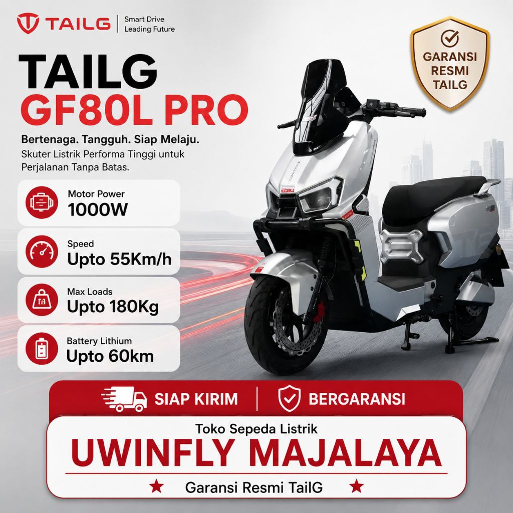 TAILG GF80L Pro - Design Modern Tenaga Besar - Bergaransi Resmi TailG