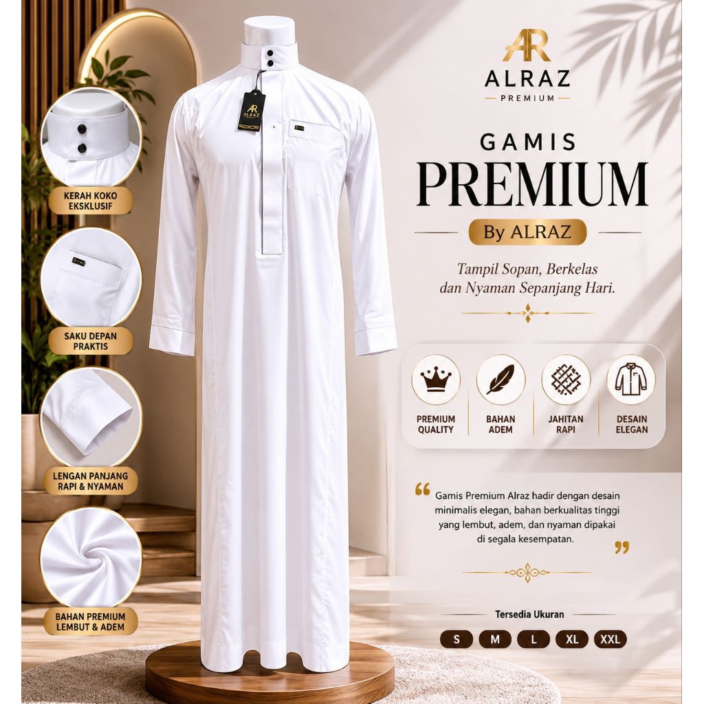 ALRAZ THOBE / GAMIS DEWASA PREMIUM QUALITY