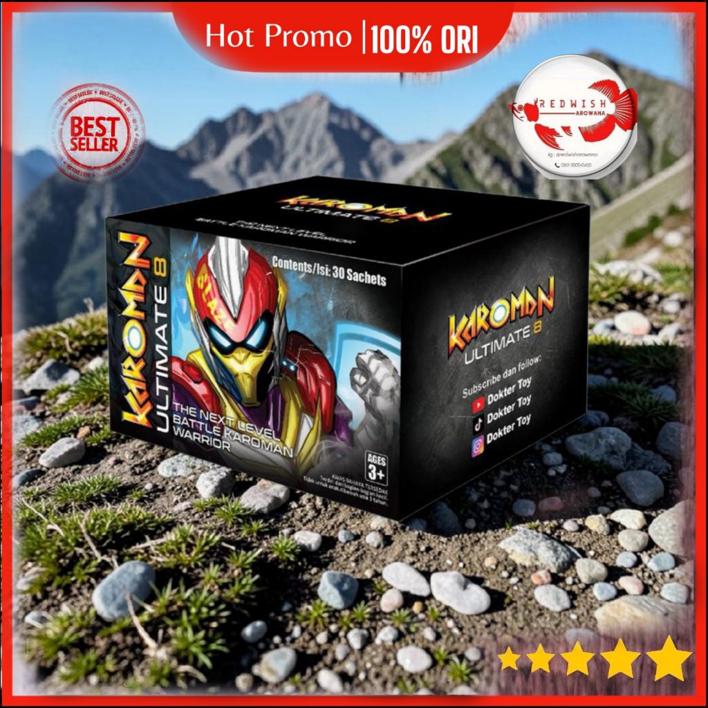 mainan edukatif 3d KAROMAN 8 ULTIMATE victory infinity immortal viral karoman 7 terbaru terlaris mur