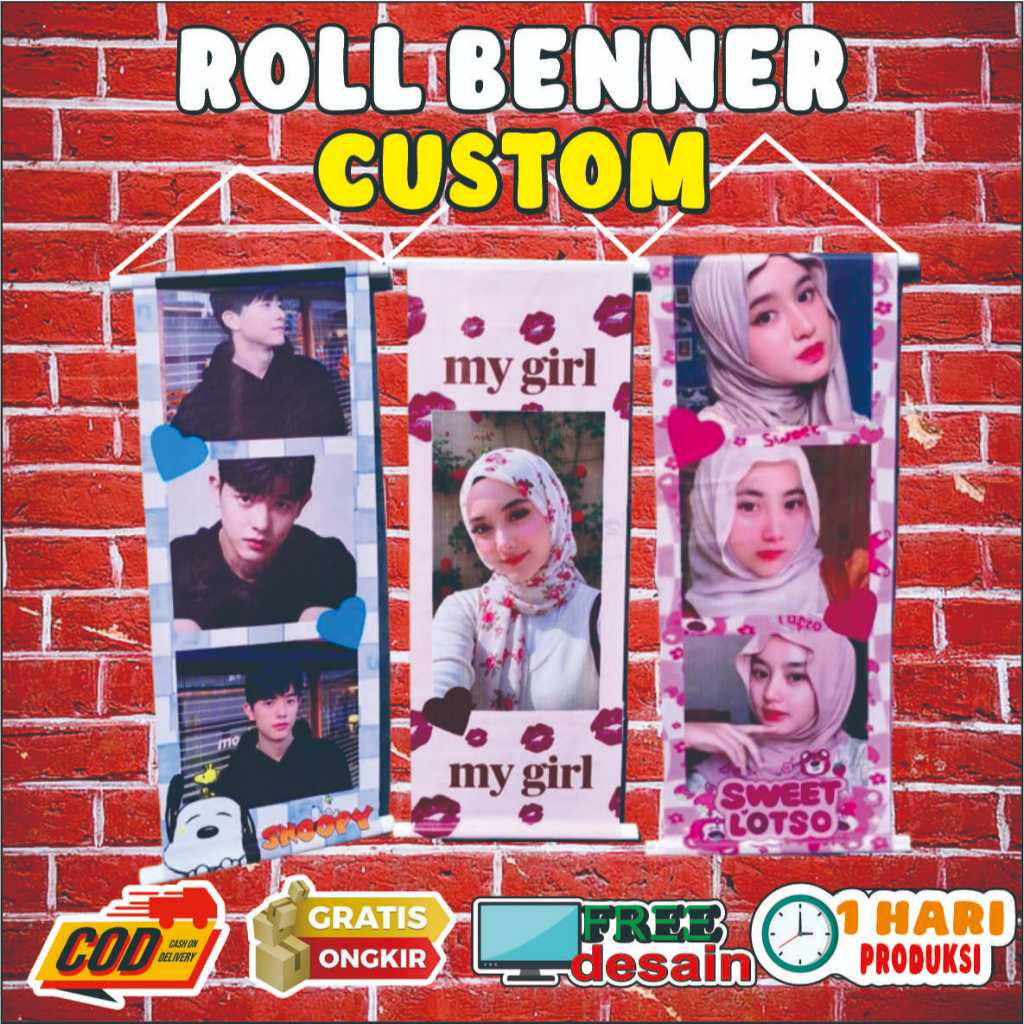 ROLL BENNER CUSTOM FOTO | POSTER GANTUNGAN DING DING