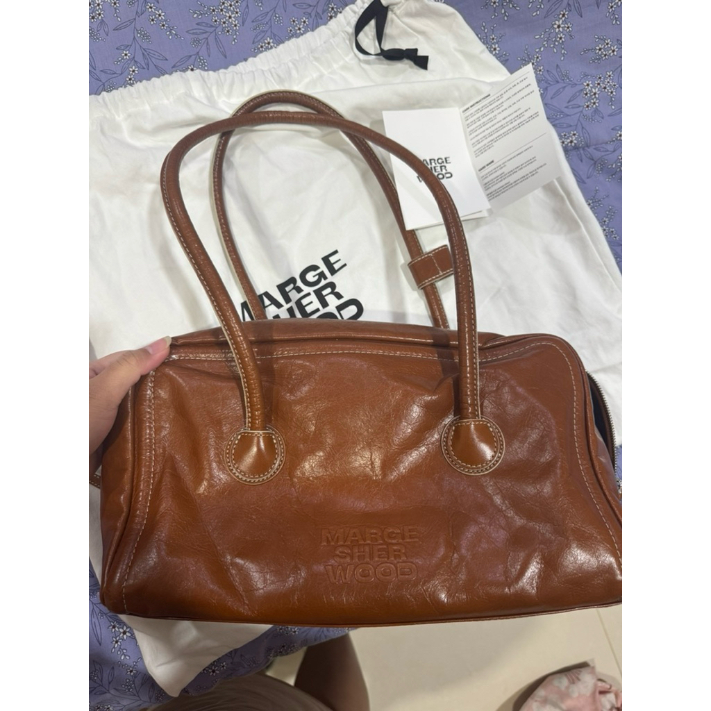 PRELOVED MARGESHERWOOD BOSTON CRINKLE BROWN MARGE SHERWOOD