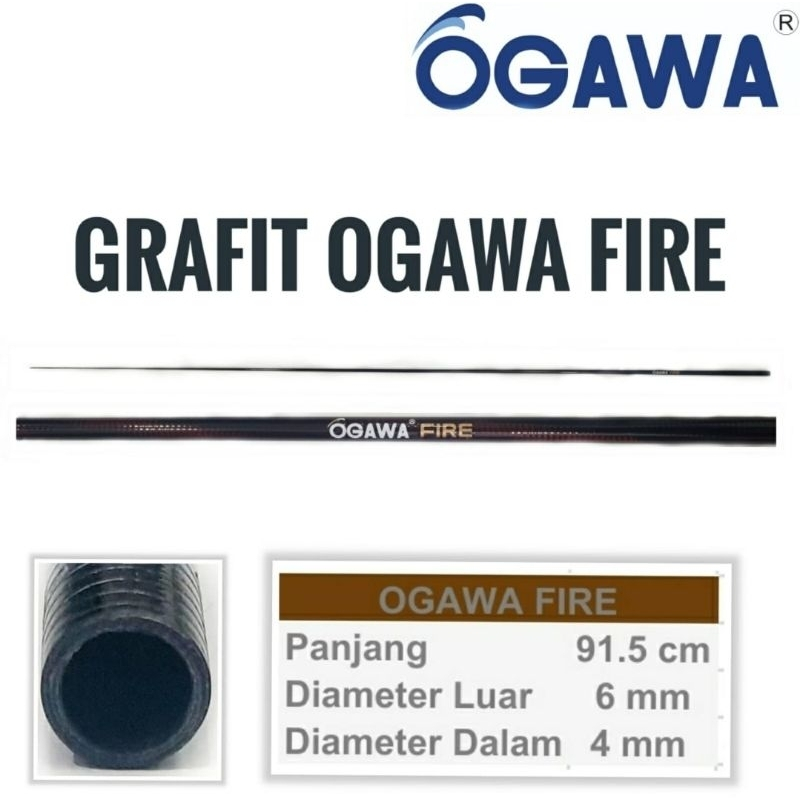 Blank Kolam Galatama Custom Joran Cendani Grafit Ogawa Fire