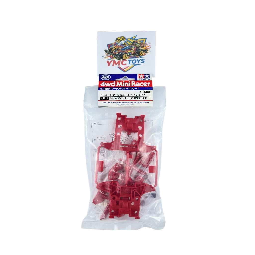 TAMIYA 15411 REINFORCED N-04 / T-04 UNITS RED