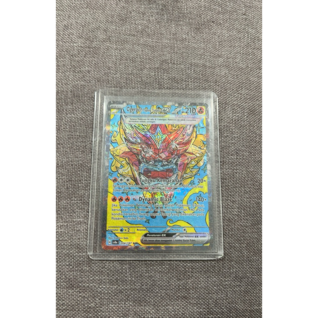 pokemon (ID) ogerpon topeng tungku SAR sv8a