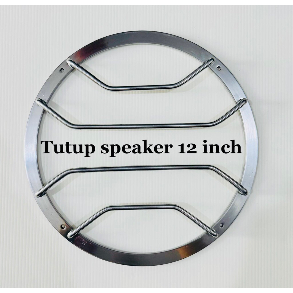 Ring subwoofer 12 inch besi tutup speaker 12in ram speker 12” grill spiker 12 inci