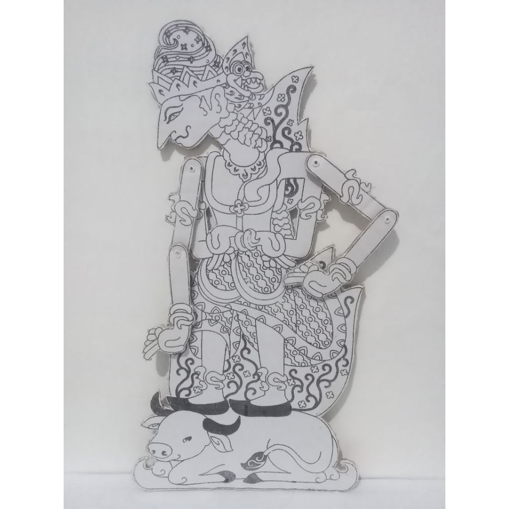 Wayang Kardus Batara Guru