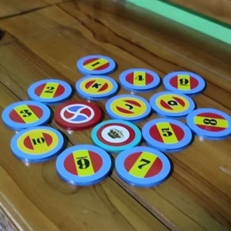 isi 15 pcs biji karambol diameter 5 CM