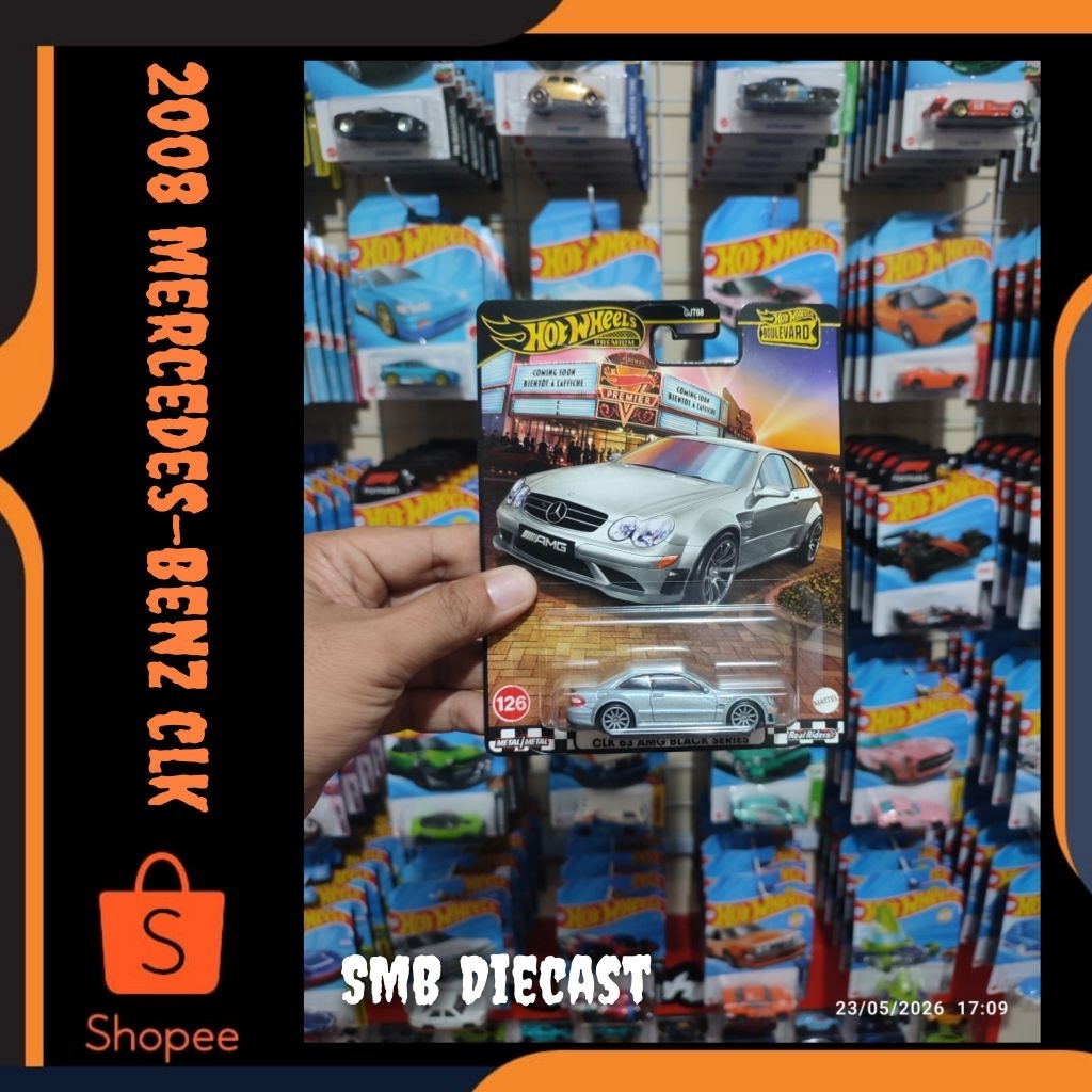 HOT WHEELS 2008 MERCEDES-BENZ CLK 63 AMG BLACK SERIES BOULEVARD (PREMIUM)
