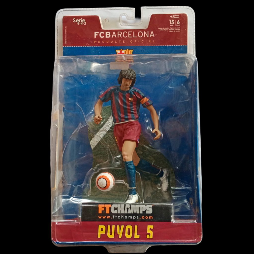 Figure Pemain Bola FT Champs Fuyol 5 Barcelona Offcial size 6", no Soccerserie or Kodoto