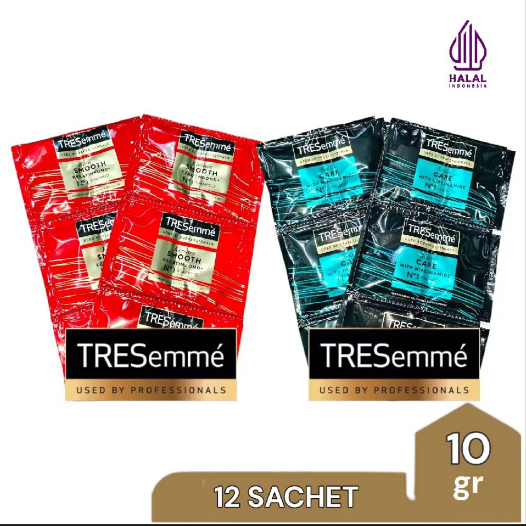 Shampo Sachet Tresemme Keratin Smooth Merah 1 Renceng