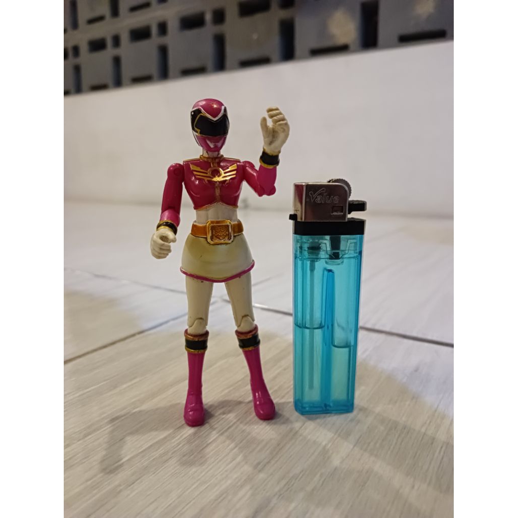 Action Figure Power Rangers Megaforce Pink Rangers Bandai 2013 (Bekas)