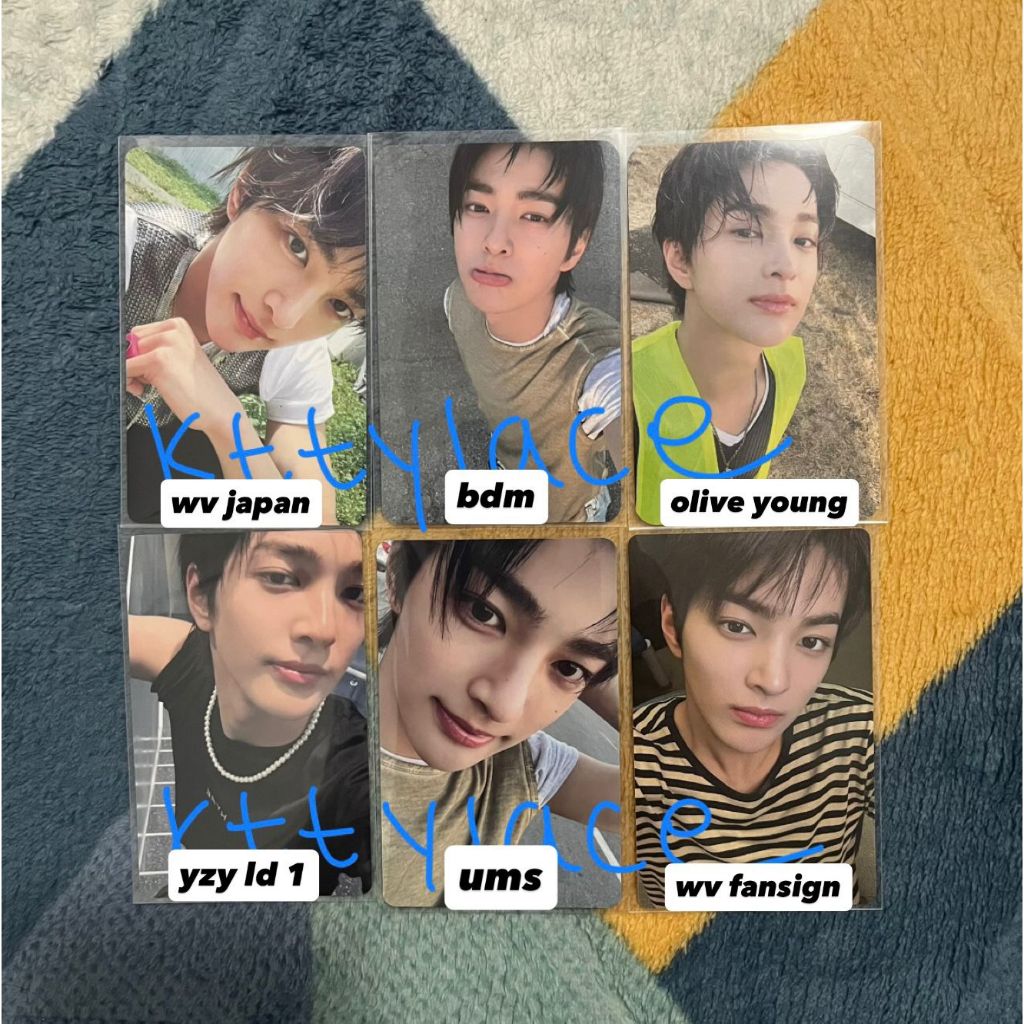 PHOTOCARD CORTIS ORIGINAL WEVERSE FANSIGN Yzy Scene