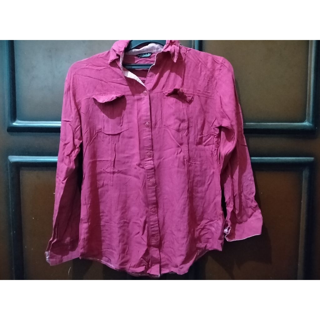 kemeja pink fanta