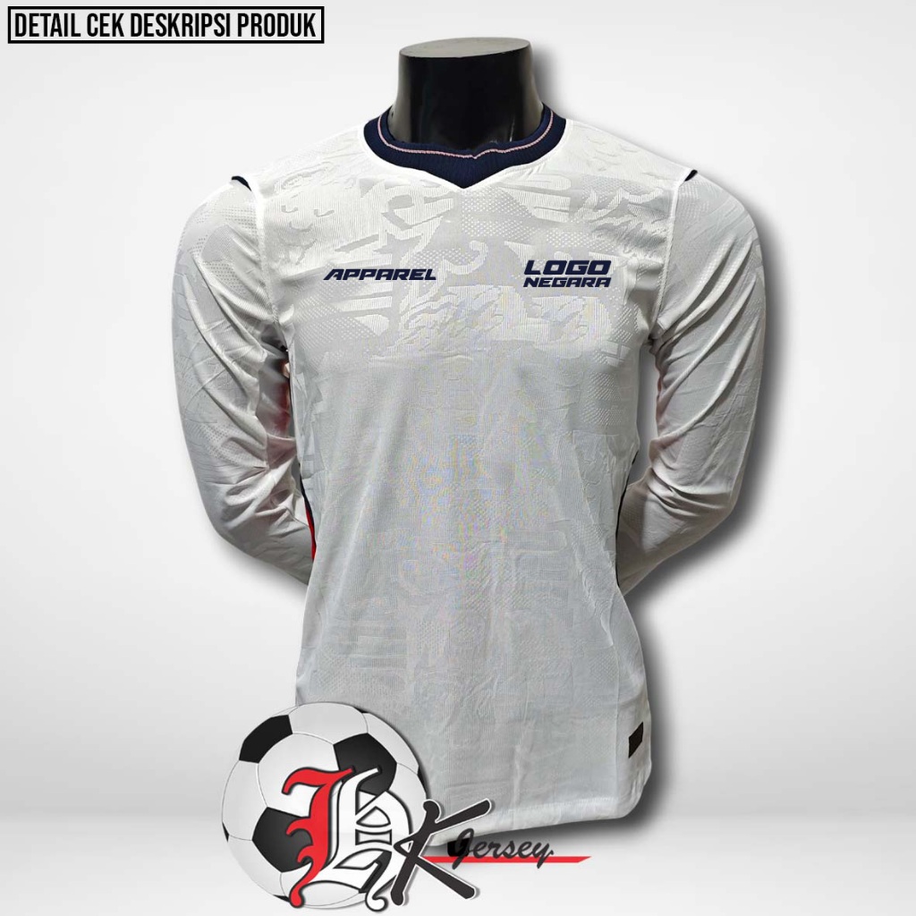 JERSEY BOLA INGGRIS HOME LONGSLEEVE PLAYER ISSUE 2026