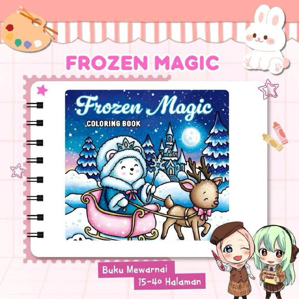 Frozen Magic Coloring book