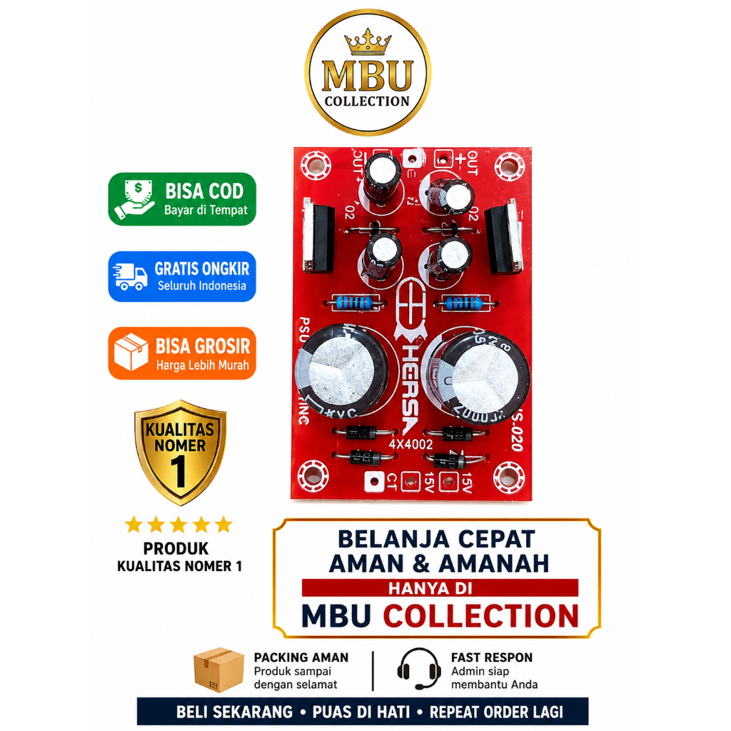 Power simetris 15v Regulator 15volt