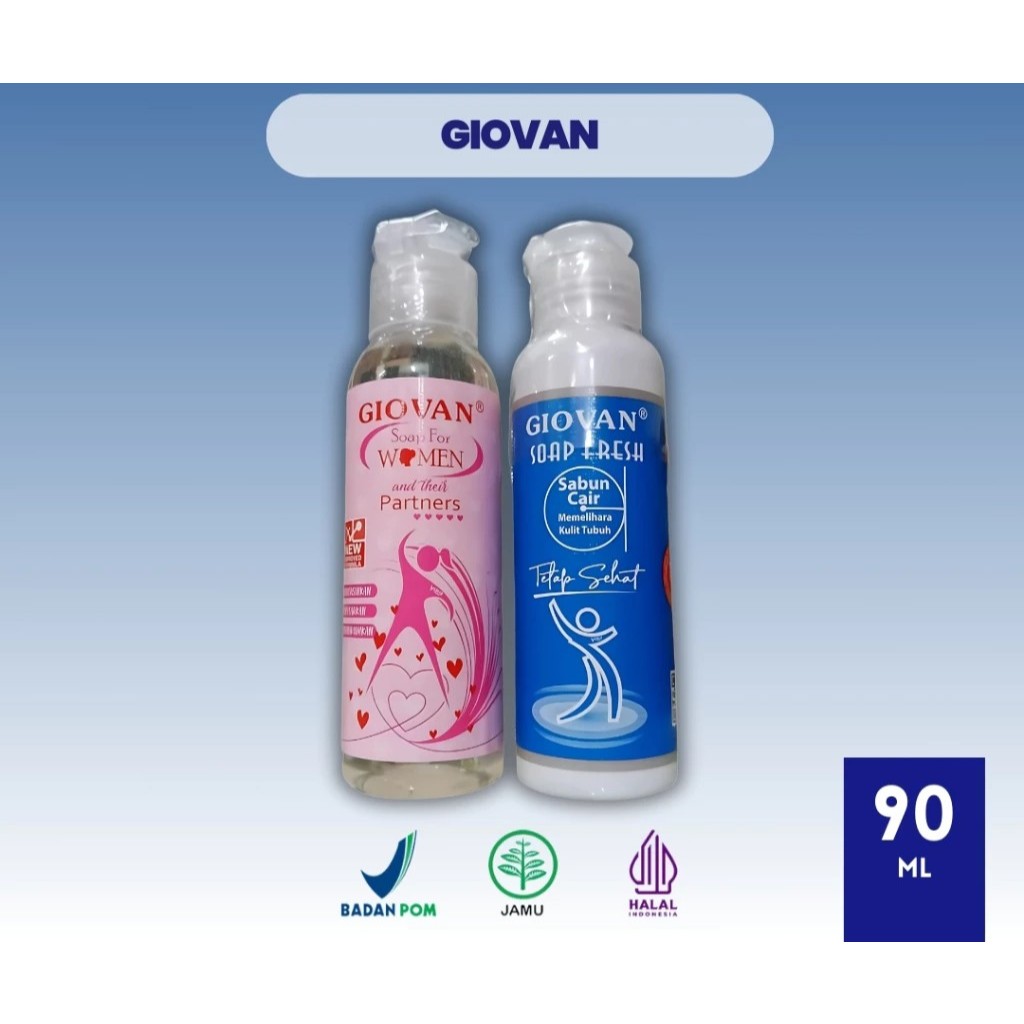 Giovan Sabun Original Soap Fresh Sabun Mandi Cair Biang Keringat Bayi Bayi Dan Kulit Sensitif 90ml
